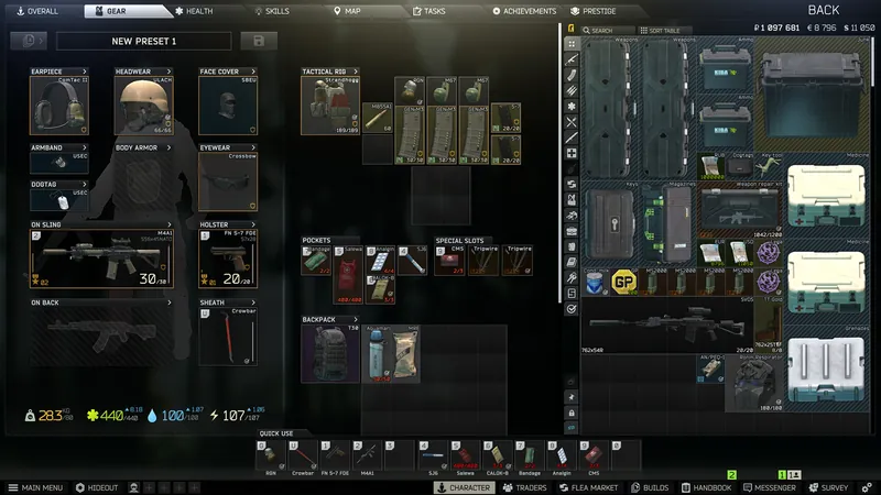 Juego oficial Escape from Tarkov.
