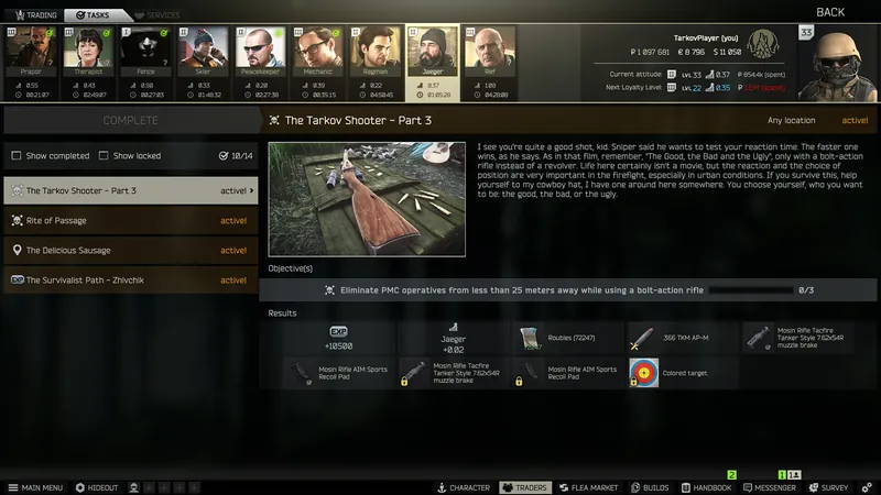 Juego oficial Escape from Tarkov.