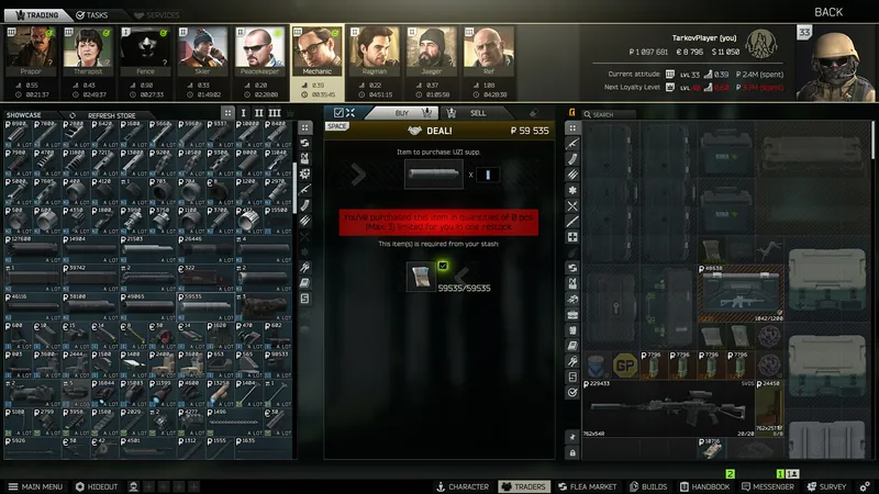 Juego oficial Escape from Tarkov.
